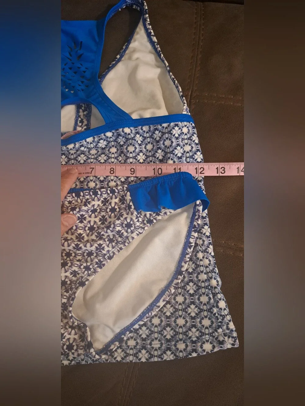 Girls Tommy Bahama Tankini Swim Suit  2-Piece Swimsuit Size 14 Beach Swimming